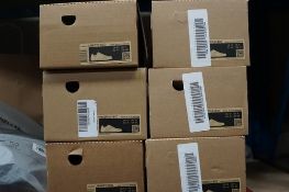 6 x pairs of Crews for Shoes footwear, various sizes - new in box (K2B)