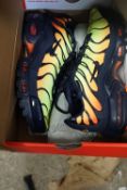4 x pairs of Children's Converse trainers, model: A19750C and 1 x pair of Nike Air Max Plus, size