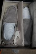 1 x pair of Aspact suede loafers, size EU43 and 1 x pair of Merrell Speed Fusion Web sandals, size