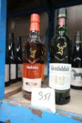 1 x 70c bottle of Glenfiddich 21 year old Gran Reserva and 1 x 700ml bottle of Glenfiddich 12 year