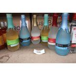 13 x assorted bottles of gin including 4 x 70cl bottles of Beefeater London dry gin (13) (S44) ( Row