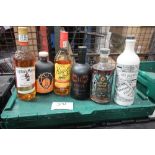 10 x assorted bottles of rum (10) (S31) (row E 5 floor)