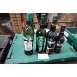 A selection of sherry snd vermont comprising 4 x 750ml bottles of Tio Pepe, 1 x 750ml bottle of