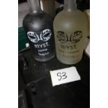 9 x 700ml bottles of Myst salted caramel tequila and 3 x 700ml bottles of Myst coffee tequila (