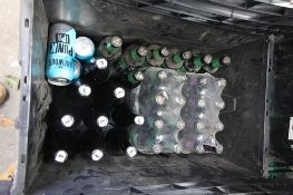A good selection of assorted beers, ciders and non-alcoholic drinks (AP12)