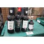9 x assorted bottles of port (9) (S29) (cardboard box opposite Row E6)