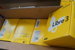 4 x Libre 3 freestyle automatic real-time glucose reading, reader - new in box (C6B)