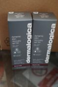 2 x 50ml bottles of Dermalogica dynamic skin recovery, expiry: 04/2028 - new in box (C8B)