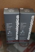 2 x 50ml bottles of Dermalogica dynamic skin recovery, expiry: 04/2028 - new in box (C8B)