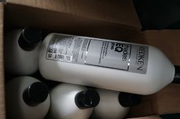 6 x 1000ml bottles of Redken EQ gloss processing solution - new (C13)