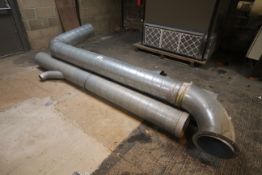Quantity of dust extraction ducting.