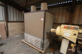 Powrmatic CAG500 gas fired three phase warehouse/ workshop cabinet heater. Serial number 5WC11. With