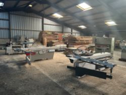 Timed Online Auction of Woodworking Machinery, Workshop Equipment, Racking, Timber Etc