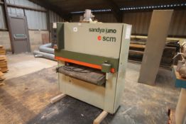SCM Sandya UNO CS 900mm three phase belt sander.