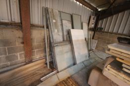Spray booth sections.