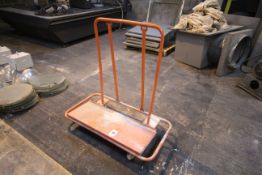 Sheet wood trolley.