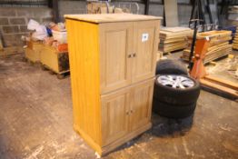 Pine computer/ TV cabinet.
