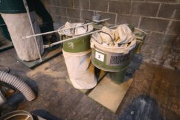 2x Churwood Woodworker 890 dust extractor components.