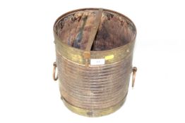 An Indian rice bucket