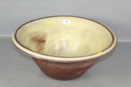 A large 19th Century glazed diary bowl