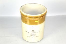 A large original shop display advertising tub for 'Real Turtle Soup' by John Lusty Ltd, Turtle