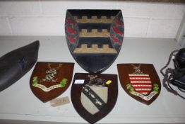 Four armorial sheilds