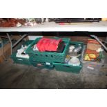 Four boxes containing various kitchenalia, china,