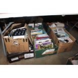 Four boxes of various books