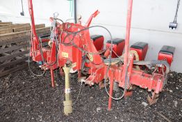 Gaspardo six row small seed drill. Serial Number ST250. With disc openers, tyre press and bout