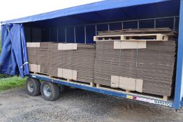 Large quantity of Octabin triple wall cardboard crates. With bases. To suit pallets. Can be double