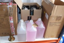 2x Mosfiata smoke machines and quantity of smoke m