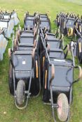 20x metal wheelbarrows.