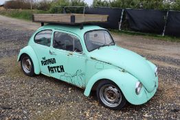 Volkswagen 1.2L Beetle. Registration VBP 853K. Date of first registration 12/06/1972. Currently