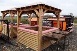 Approx 6ft pergola. With vented roof. Used to hous