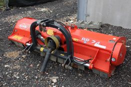 Kuhn BP24 rear mounted flail mower. 2018. Serial Number 180417. With hydraulic side shift and rear