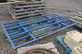 Marston trailer headboard and two ladders.