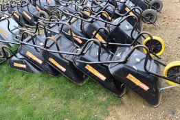 10x metal wheelbarrows. With solid wheels.