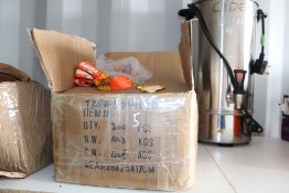 2x boxes of Pumpkin Run medals.