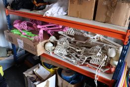 Large quantity of pumpkin and Halloween props. To
