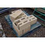 Small quantity of breeze blocks.