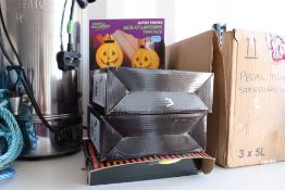 5x unused packs of battery powered pumpkin lanterns