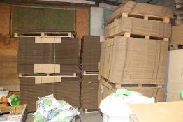 Large quantity of Octabin triple wall cardboard crates. With bases. To suit pallets. Can be double