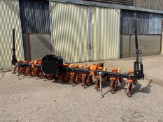 Stanhay Rallye 592 12 row rigid beet drill. With e
