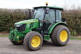 John Deere 5075E 4WD tractor. Registration AY23 ZTP. Date of first registration 18/04/2023. 680