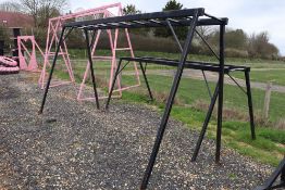 High level and mid-level monkey bars.