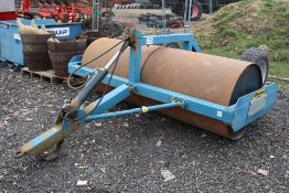 Fleming 8ft trailed flat roll. With transport kit. 2021.