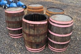 5x oak barrels.