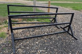 2x metal hurdles for mud run.