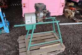 Petrol driven Christmas tree pointing machine.
