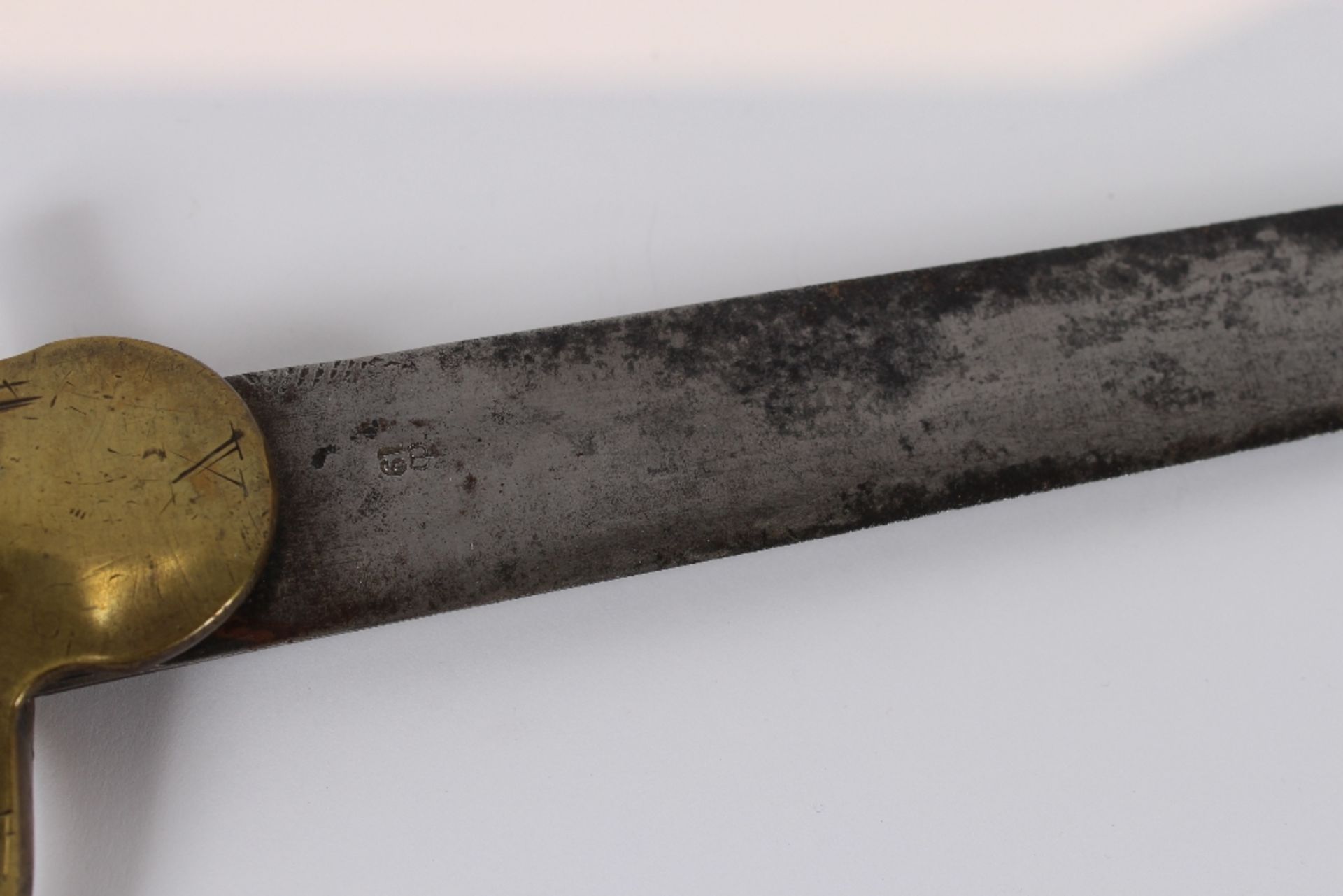 A Baker rifle sword bayonet, second model P1801. B - Image 3 of 5